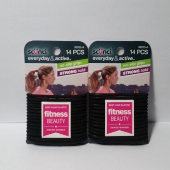 2 Scunci Everyday & Active No Slip Strong Hair Tie - Picture 1 of 7